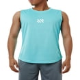 thumbnail image 1 of Mens Gym Workout Running Tank Top Summer Athletic Quick Dry Muscle Bodybuilding Tank Tops, 1 of 5