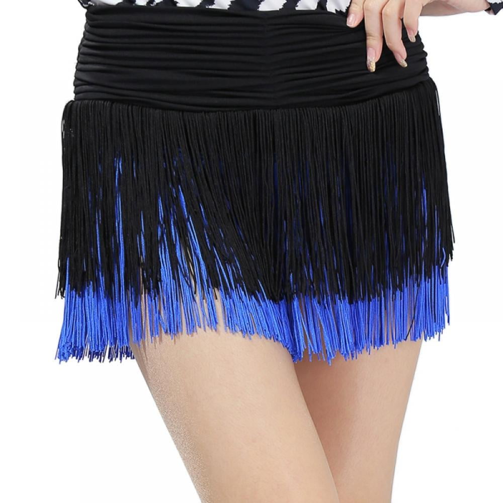Fringe Dance Skirts for Women Ballroom Latin Salsa Tango Skirt