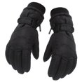 thumbnail image 1 of Black Niños Niños Invierno Espesar Cálido Montaña Snowboard Guantes de esquí A prueba de viento Impermeable Dedo completo Mitones para deportes al aire libre Esquí Ciclismo Montar, 1 of 5