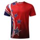 thumbnail image 4 of Playeras Deportivas De Verano Para Hombre, Moda Informal, Cuello Redondo, Impresión Digital 3D, Día De La Independencia, Camiseta De Manga Corta, 4 of 5