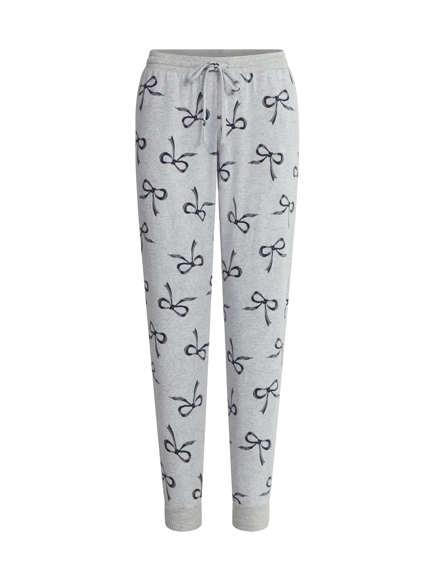 Joyspun Women's Cozy Lounge Collection Hacci Knit Sleep Joggers, 29'' Inseam, Sizes XS-3X