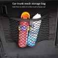 thumbnail image 4 of Car Back Rear Trunk Net Mesh Storage Bag Pocket Auto Organizer Seat Back Bags, 4 of 8