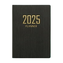Oimcto 2025 A7 Daily Planner Notebook Black,School Supplies A7 Mini Notebook Organizers Plan Daily Plan Notebook Travel Diary 2025 School Supplies
