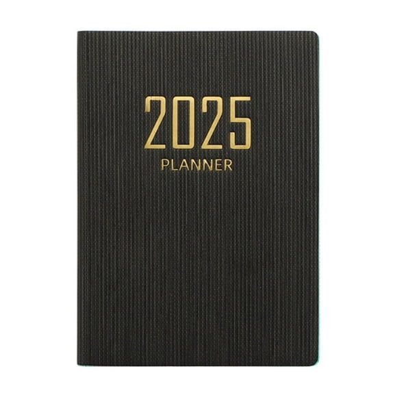 2025 Weekly & Monthly Planner, Compact Pocket Notebook Notebooks for Women Composition Books in Bulk Note Journals for Writing, Travel, Business, Work & Schools Office Desk Supplies, Black