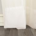 thumbnail image 3 of No. 918 Emily Sheer Voile Single Curtain Panel, 59" x 95", Eggshell, 3 of 6