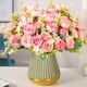 thumbnail image 4 of Ramo de boda de peonía artificial con hortensias, flores falsas de seda para la boda nupcial, centros de mesa, decoración para el hogar y fiestas, 4 of 6