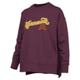 thumbnail image 2 of Women's Pressbox Maroon Minnesota Golden Gophers Bonanza Chenille Harper Script Sweatshirt, 2 of 3