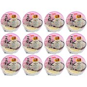SHIRAKIKU Microwaveable Cooked Japanese White Rice, 7.4 oz, 12 pack