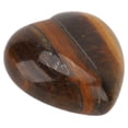 thumbnail image 6 of 2pcs Tigerite Stone Heart Shape Shiny Gloss Exquisite Smooth Decorative Stone for Rockery Flower Pots Fish Tank 5cm / 2in, 6 of 8
