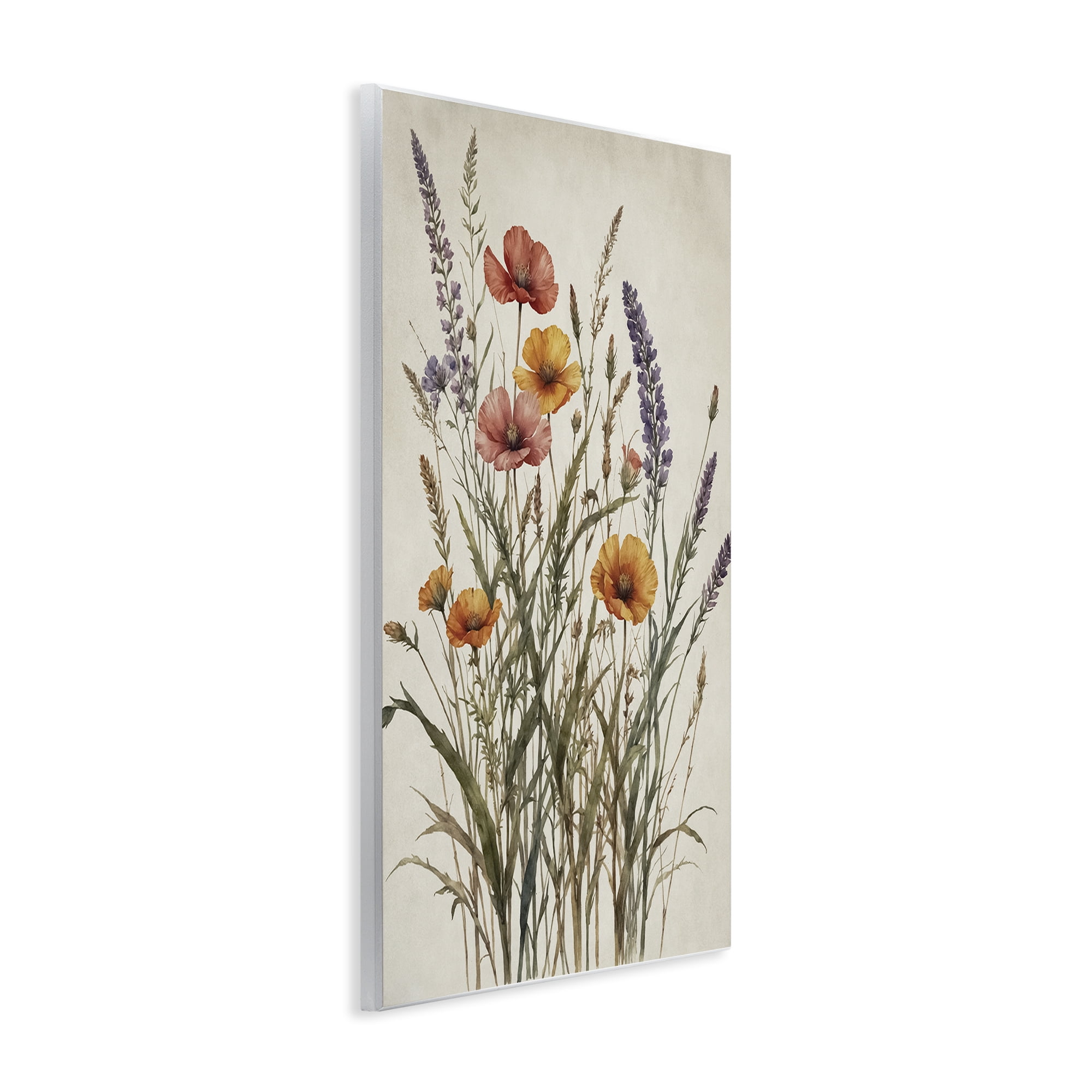 Stupell Industries Vintage Collection of Meadow Botanicals Wall Plaque Art, design by Nataly White