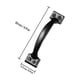 thumbnail image 2 of UPGRATOR 6Ud Manija Para Color Negro Ideal Para Puertas De Zapateros Y Closets, 2 of 8