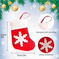 thumbnail image 4 of Yuarrent 12 paquetes de soporte de vajilla de Navidad decoraciones de de cena de Navidad calcetines de Navidad decoración cuchara tenedor bolsa para Kits de decoración para fiestas, 4 of 6