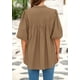 thumbnail image 2 of Blusa PRETTYGARDEN para mujer, verano 2025, manga corta, cuello en V, 2 of 8