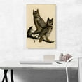 thumbnail image 2 of ARTCANVAS Great Horned Owl Canvas Art Print by John James Audubon - Size: 26" x 18" (1.50" Deep), 2 of 9