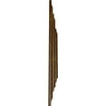 thumbnail image 4 of Ekena Millwork 19"W x 16 5/8"H x 1 1/8"P Triangle Ceiling Medallion, Hand-Painted Root Beer Crackle, 4 of 6