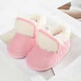 thumbnail image 4 of Infant Baby Girls Winter Warm Shoes Kids Anti-Skid Snow Boots 0-18M, 4 of 6