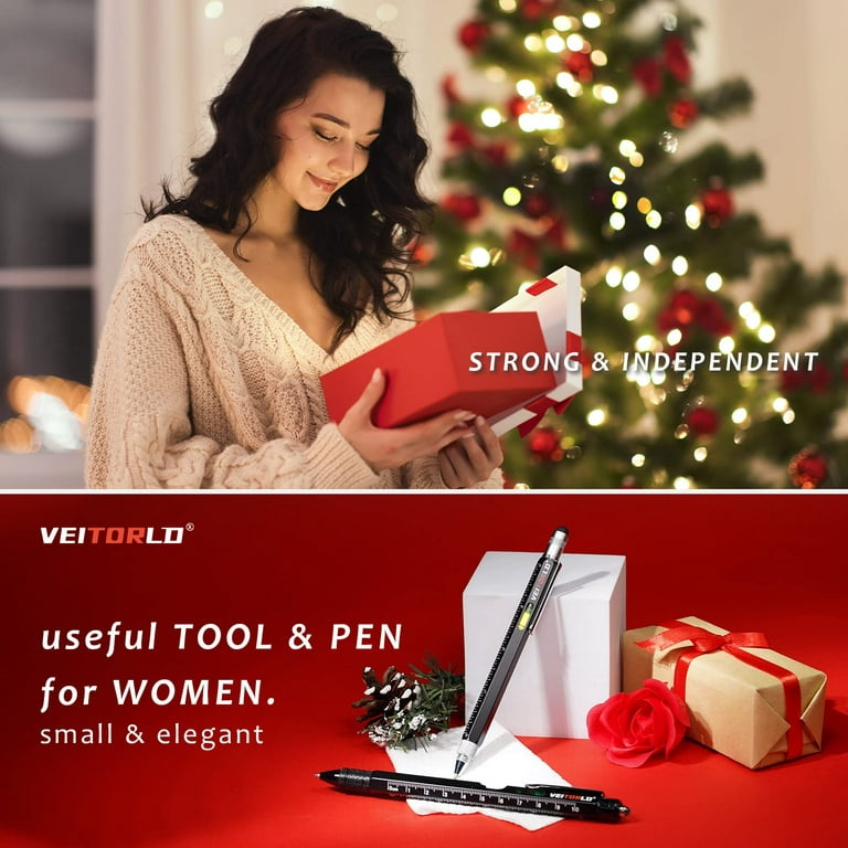 VEITORLD Gifts for Men Dad Husband from Daughter Wife, Christmas Stocking  Stuffers, 10 in 1 Multi-tool 2pcs Pen Set, Unique Birthday Gift Ideas,  Anniversary Cool Gadgets for Him Boyfriend 