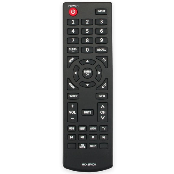 New MC42FN00 Replace Remote for Sanyo TV FW42D25T FW24E05T FW32D25T FW65D25T