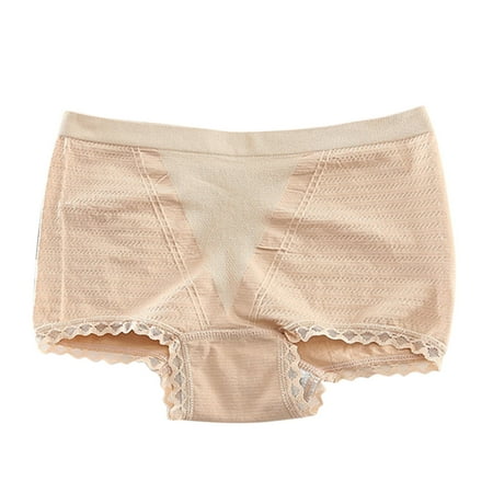 

zuwimk Panties For Women Women s Underwear No Panty Line Promise Tactel Bikini Beige One Size