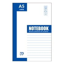 Ngheia Claerance! A5 Simple Notepad, Blue 40 Sheets Wide Ruled for Organized Notes