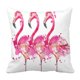 thumbnail image 1 of Funda de Almohada ABPHQTO Flamencos Rosas Acuarela Protector de Almohada Cama 45x45 cm, 1 of 1
