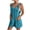 Sky Blue jumpsuits for women, variant on Wycnly Womens Jumpsuits Plus Size Casual Adjustable Strap Pocket Jumpsuits for Summer Dressy Trendy Solid Round Neck Sleeveless Short Rompers for Women