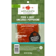 Applegate, Nat UC Pork/Beef Pepperoni Slcd, 5oz, Keep Refrigerated, No Allergens, Plastic Bag
