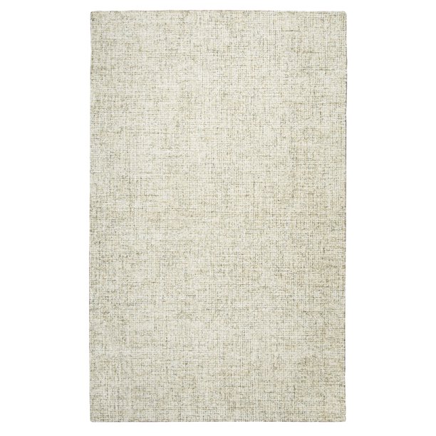 Handtufted London Beige Solid Wool Area Rug (8' x 10') 8' x 10