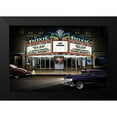 thumbnail image 2 of Flint, Helen 14x11 Black Modern Framed Museum Art Print Titled - Diners and Cars I, 2 of 5