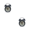 thumbnail image 1 of Reloj despertador de Metal Toystoory con doble campana luz de noche silenciosa Negro, 1 of 6