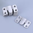 thumbnail image 4 of UKCOCO 10Pcs Metal Picture Frame Hanger Solid Stainless Steel with Pre Opened Screw Hole, 4 of 6