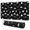 Black White Cloud, variant on Long Mouse Pads for Desk,Black White Gothic Cat Skull Key Pattern Desk Mats on Top Of Desks, Desk Mouse Pad Extra Large with 3mm Non-Slip Base and Stitched Edge for Gaming,Office,Work,Home 31.5"x11.8"