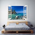 thumbnail image 2 of IDEA4WALL Wall Murals Fake White Window with Lake Tahoe Removable Wallpaper Peel and Stick Wall Stickers - 36x48 inches, 2 of 4