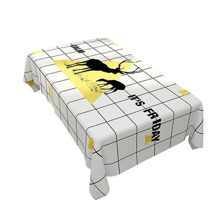 

Christmas decorations Clearance Tablecloths Christmas Decorations Placemat Table Mat Tablecloth Cartoon Cotton Linen