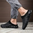 thumbnail image 7 of Men Backless Sneakers Breathable Mule Cushion Open Back Casual Slippers for Men, 7 of 7