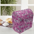 thumbnail image 3 of Feminine Stand Mixer Cover, Cutie Lettering with Crown Pattern and Flower Silhouette Art Illustration, Kitchen Appliance Organizer Bag Cover with Pockets, 5 Quarts, Fuchsia, by Ambesonne, 3 of 4