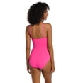 thumbnail image 4 of La Blanca Women's Island Goddess Lingerie One Piece Swimsuit, Pop Pink, 14, 4 of 7