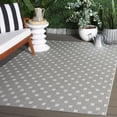 thumbnail image 2 of SAFAVIEH Terrace Kelleh Geometric Indoor/Outdoor Area Rug, Grey/Ivory, 5'3" x 7'6", 2 of 11