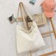 thumbnail image 1 of Bolso de mano grande de lona para mujer, bolso de hombro ajustable, bolso informal, 1 pieza, blanco, 1 of 5