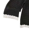 thumbnail image 5 of Edvintorg Winter Kids Clothes Girls Pants Fashion Plaid Elastic Wasit Lace Wide Leg Baggy Pants School Casual Trousers 1-14 Years, 5 of 7