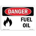 thumbnail image 1 of SignMission OS-DS-A-1218-L-1268 12 x 18 Po Signe de Danger OSHA - Mazout, 1 of 1