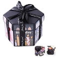 thumbnail image 1 of Black Explosion Box Creative Explosion Gift Box DIY Photo Album Scrapbook Surprise Box Exquisite Polygon Gift Box for Valentine Day Anniversary Birthday, 1 of 9