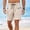 (Casual 158)Khaki, variant on Fashion Shorts for Men Solid Color Breeches Casual Summer Elasticity Zipper Pocket Sport Outdoor Leisure Short Pants