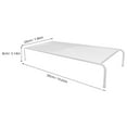 thumbnail image 4 of Metal Monitor Stand Mesh Monitor Stand Transparent Riser Mesh Monitor Riser for Home Office School, 4 of 9