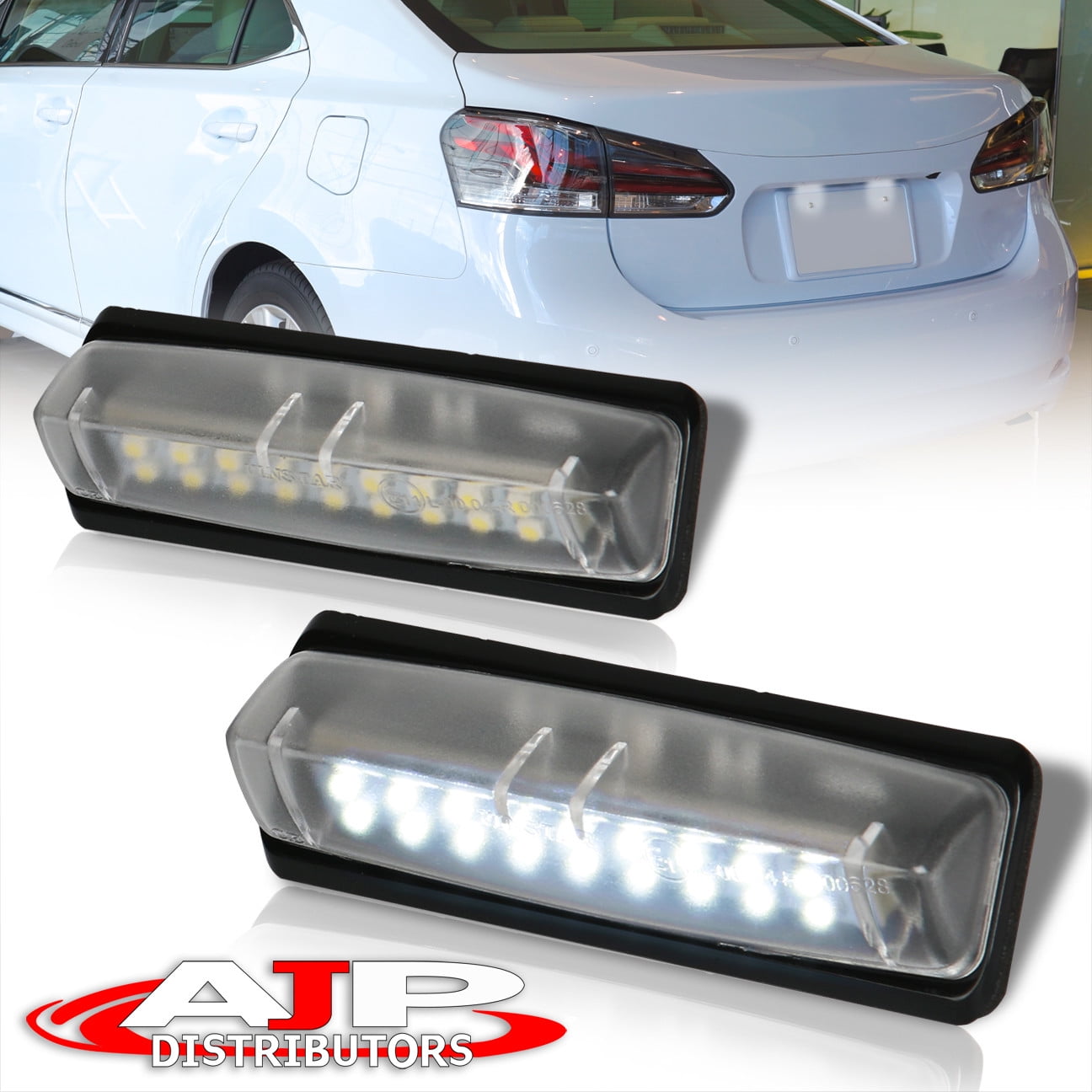 For Toyota Camry Pruis Lexus ES RX GS 18LED License Number Plate Light Lamp 2PCS