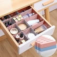thumbnail image 1 of Gwong hogar 8pcs Diy Cajón de plástico Separador Divisor divisor Organizador de almacenamiento de almacenamiento Tlapboard Gwong 21049741, 1 of 7