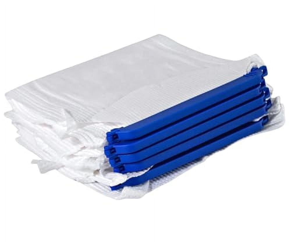 Comfortable Reusable Medical Large Ice Bags, Refillable Ice Packs with 4 Adjustable Ties for Cold Therapy, Muscle Pain Relief and Ankle, Knee, Neck, Shoulder Injuries (12 Pack)