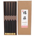 thumbnail image 2 of Chinese Style Copper Inlay Chopsticks Set, Non Slip Design, Ideal for Home, Hotel, Restaurant, Perfect Gift, 2 of 8