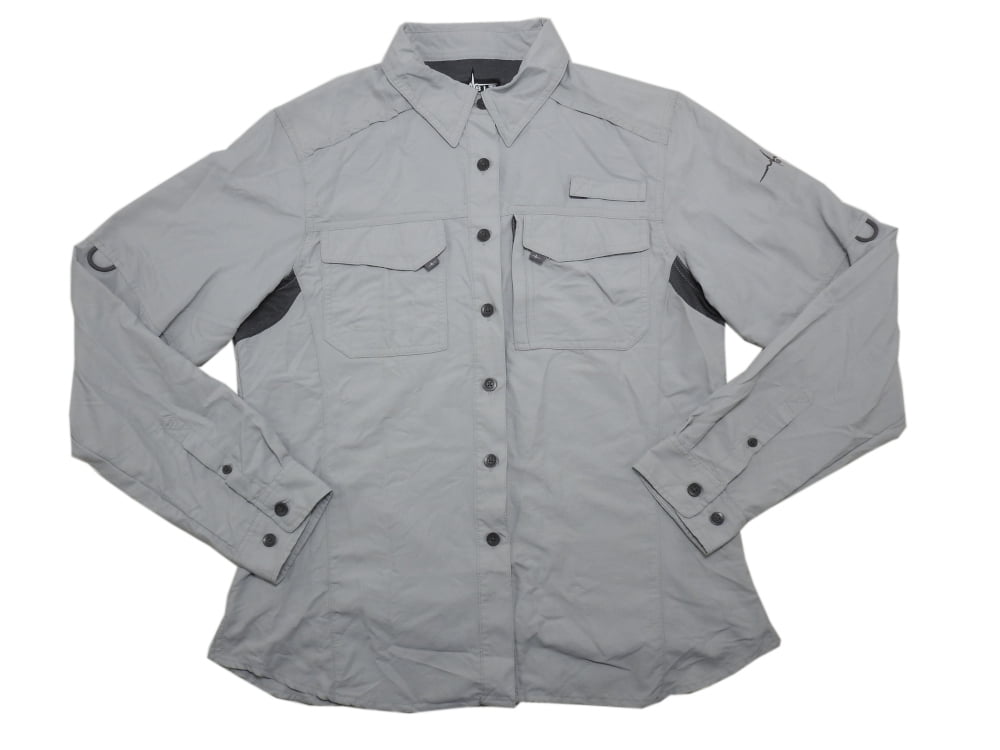 Habit Habit Womens Size Medium Long Sleeve ButtonDown River Guide