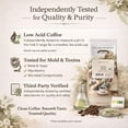 thumbnail image 2 of Village Favorites USDA Organic Low Acid Coffee – Mold-Free House Blend, 100% Arabica, Slow Roasted Medium Roast, Smooth & Stomach Friendly, Ground, 1LB (16oz) Bag, 2 of 9